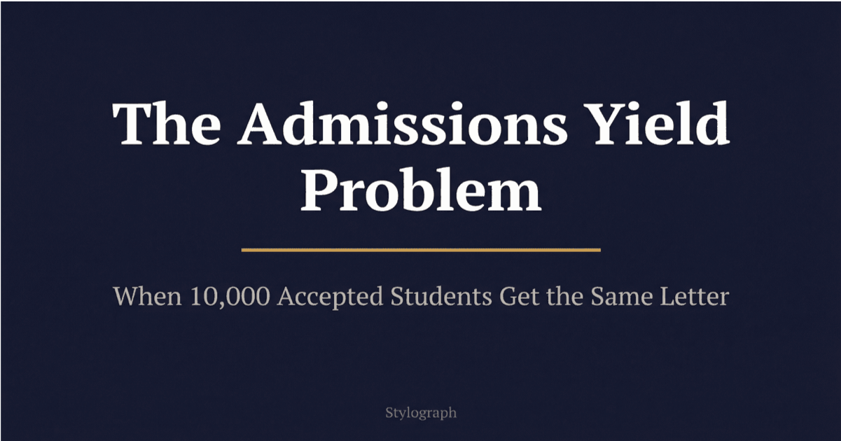 How to Improve Admissions Yield with Handwritten Notes