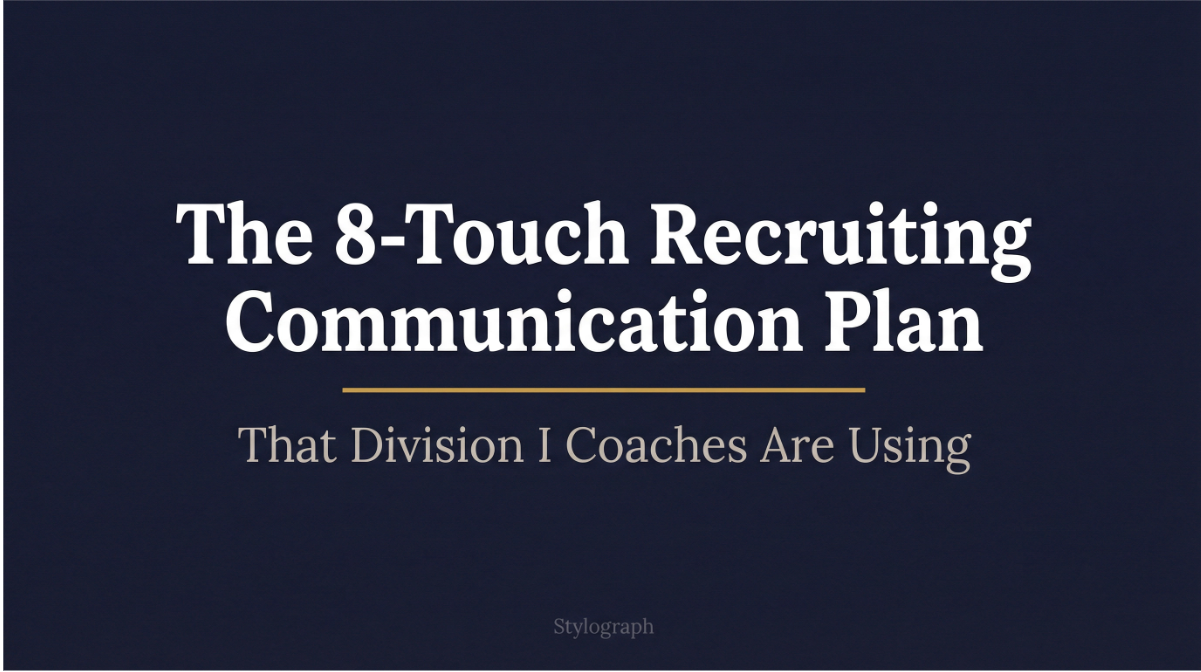 8-Touch Recruiting Communication Plan for College Coaches