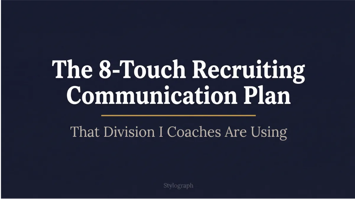 Recruiting Communication Plan: 8 Touches That Win