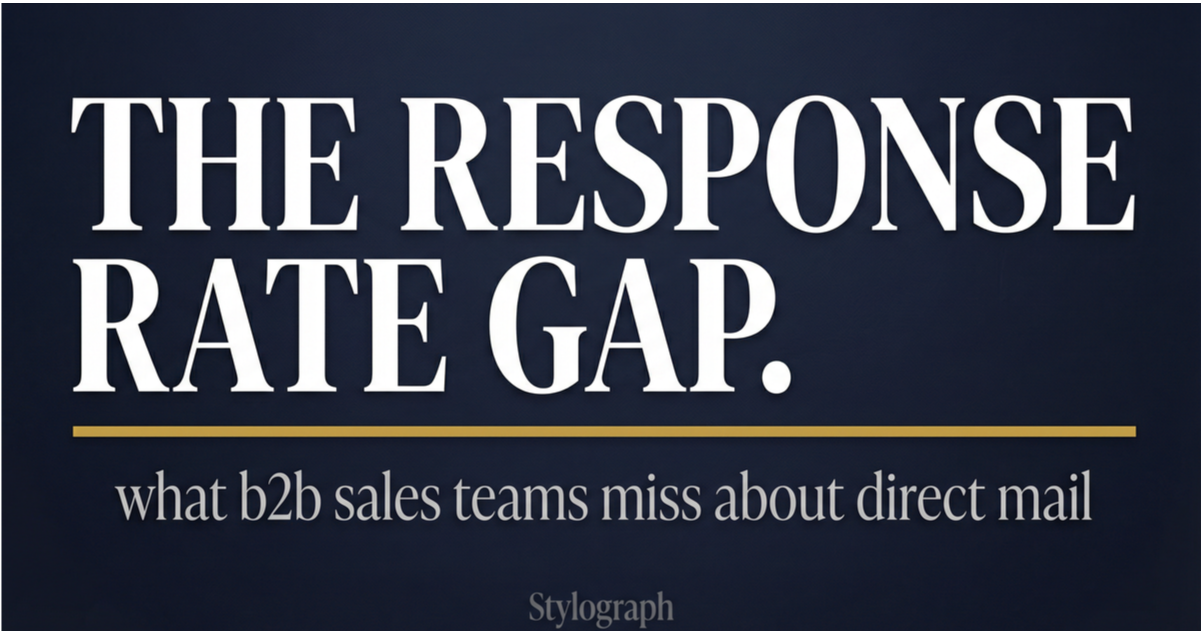 Direct Mail Response Rate vs Email: B2B Sales Data
