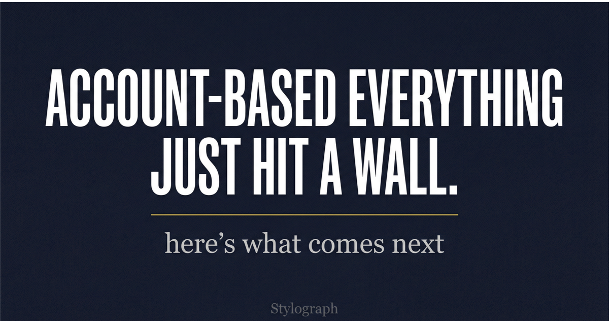 ABM Hit a Wall: The Physical Chapter Teams Skip