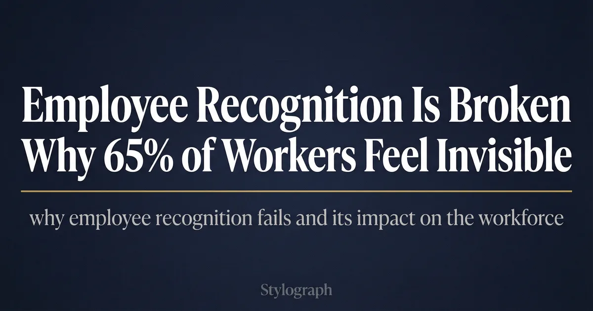 Employee Recognition: 65% of Workers Feel Invisible