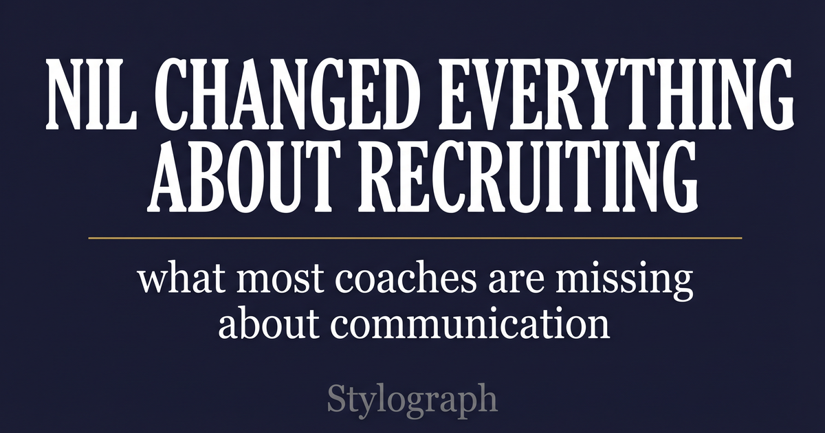 NIL Recruiting: The Communication Gap Coaches Miss