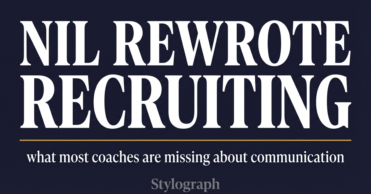 NIL Recruiting: What Most Coaches Miss About Communication