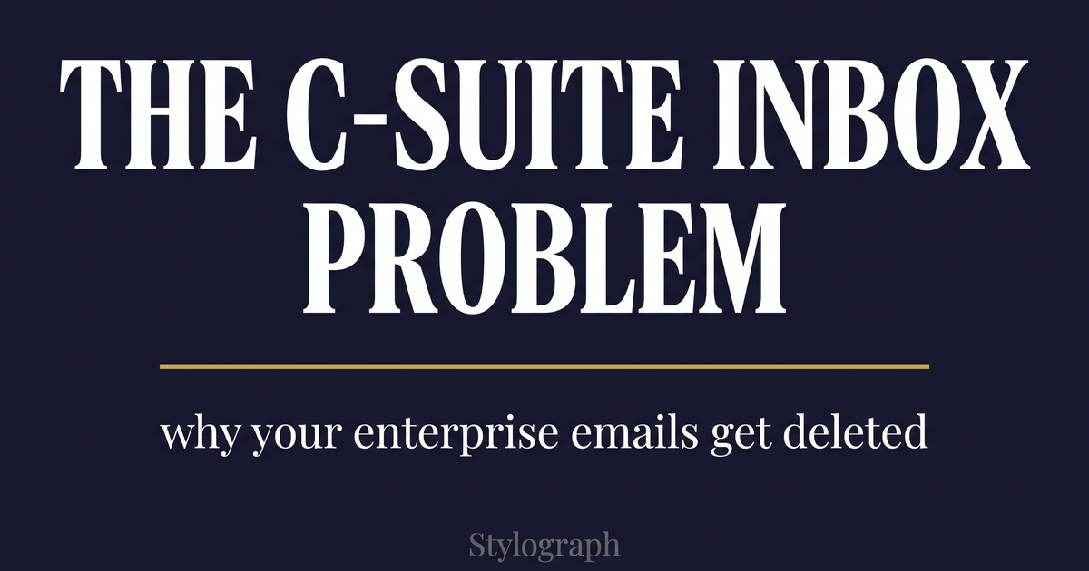 The C-Suite Inbox Problem: Why Exec Emails Get Deleted