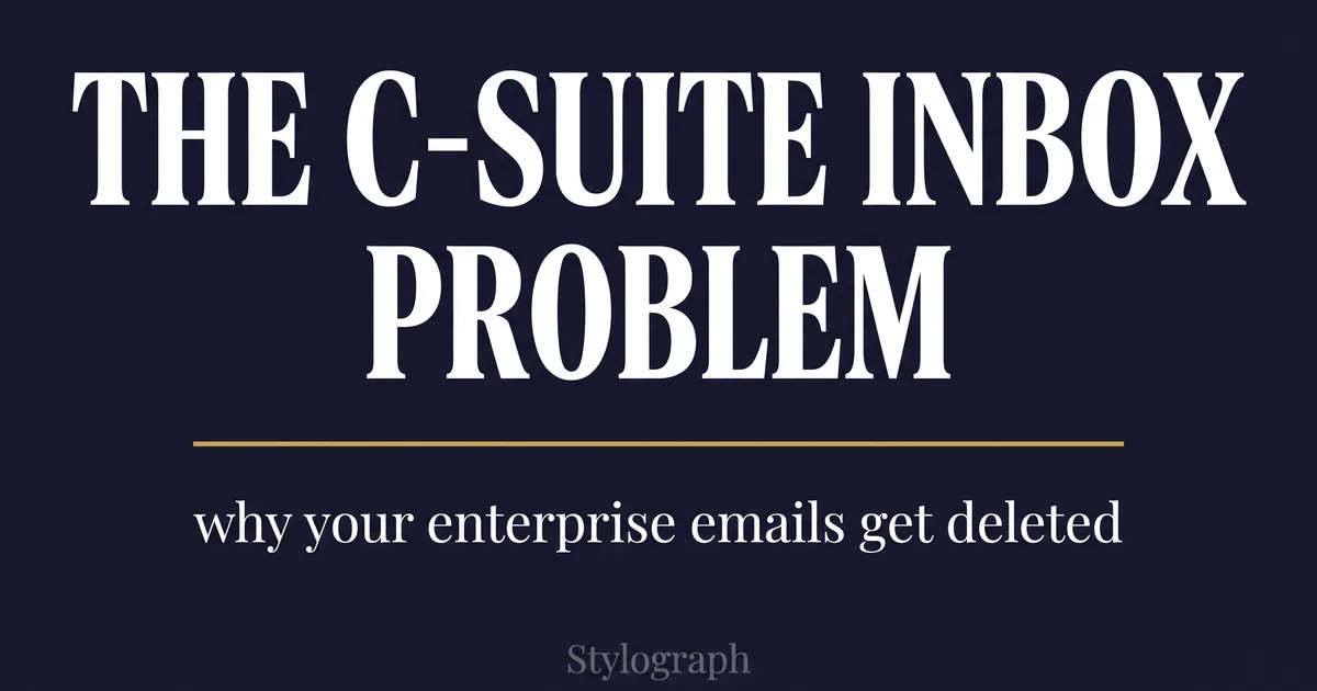 The C-Suite Inbox Problem: Why Exec Emails Get Deleted