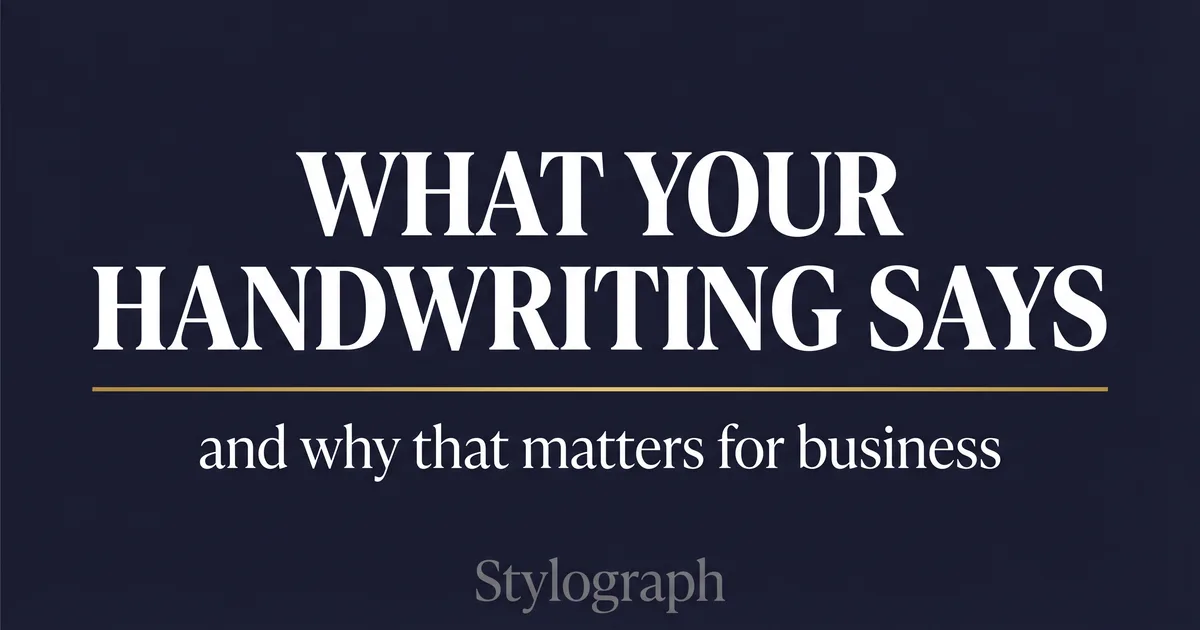 What your handwriting says about how you feel