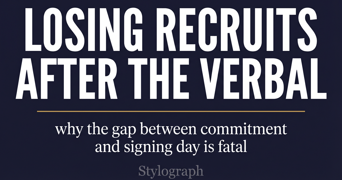 Why College Coaches Are Losing Recruits Between Verbal Commitment and Signing Day