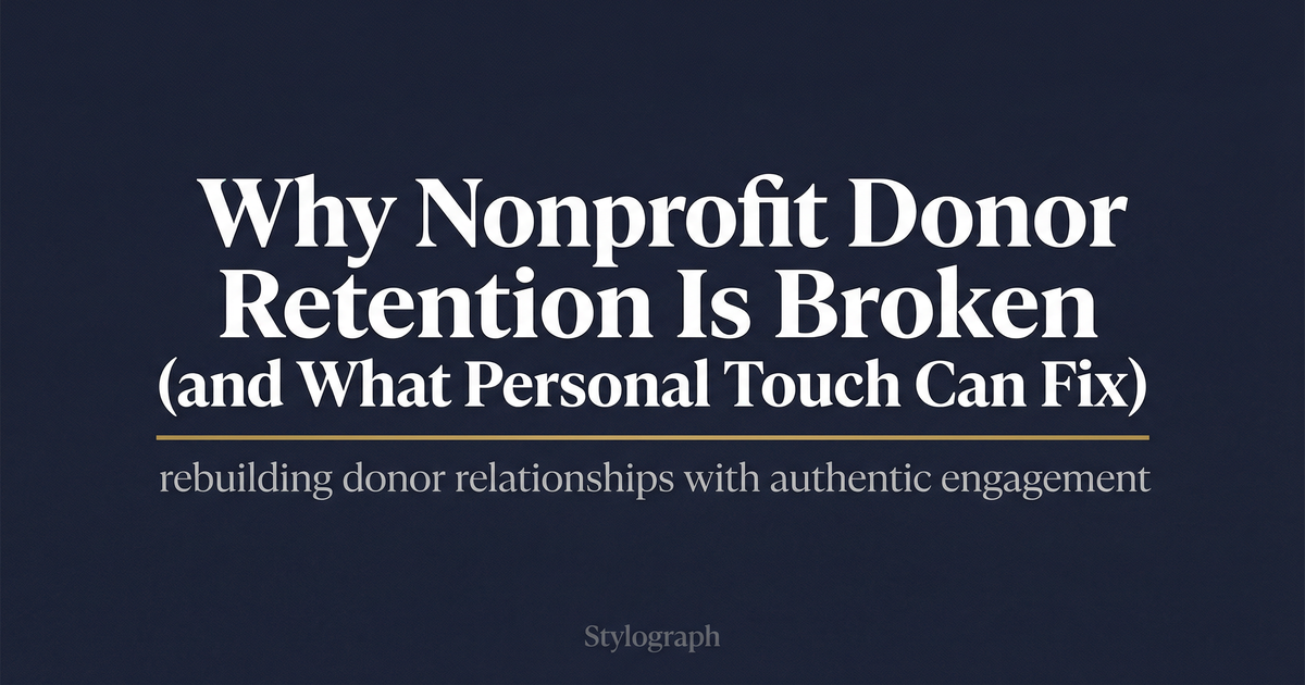 Nonprofit Donor Retention Rate: 42.9% in 2024