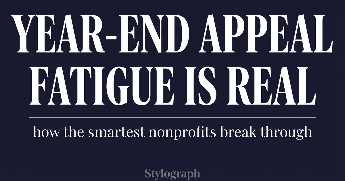 How Nonprofits Beat Year-End Appeal Fatigue